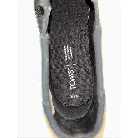 Tom's Bryce Women's Black Suede Hi-top Sneaker Bootie 9 1/2 M New - Picture 8 of 10